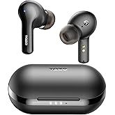TOZO A2 Mini Wireless Earbuds Bluetooth 5.3 in Ear Light-Weight Headphones Built-in Microphone, IPX5 Waterproof, Immersive Premium Sound Long Distance Connection Headset with Charging Case, Black