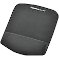 Fellowes PlushTouch Foam Mouse Pad Wrist Support with MICROBAN - Graphite (9252201)