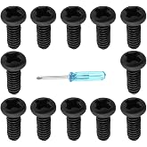 Replacement Key Fob Screw M2 x 5mm Stainless Steel Screw, Replacement Part 35116-SDA-A11 Compatible with Honda Key Remotes Since 2003 Black-12 PCS