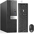 Dell OptiPlex 5060 Desktop Computers Windows 11,Intel 6-Core i5-8500,32GB DDR4 Ram,1TB NVMe M.2 SSD, Wireless Wi-Fi 6e AX210,Bluetooth 5.2,HDMI Small Form Factor PC (Renewed)