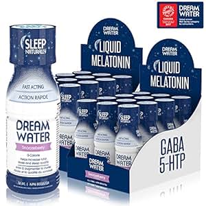 Dream Water Zero Calorie Natural Sleep Aid Drink - 74ml per Bottle - 24