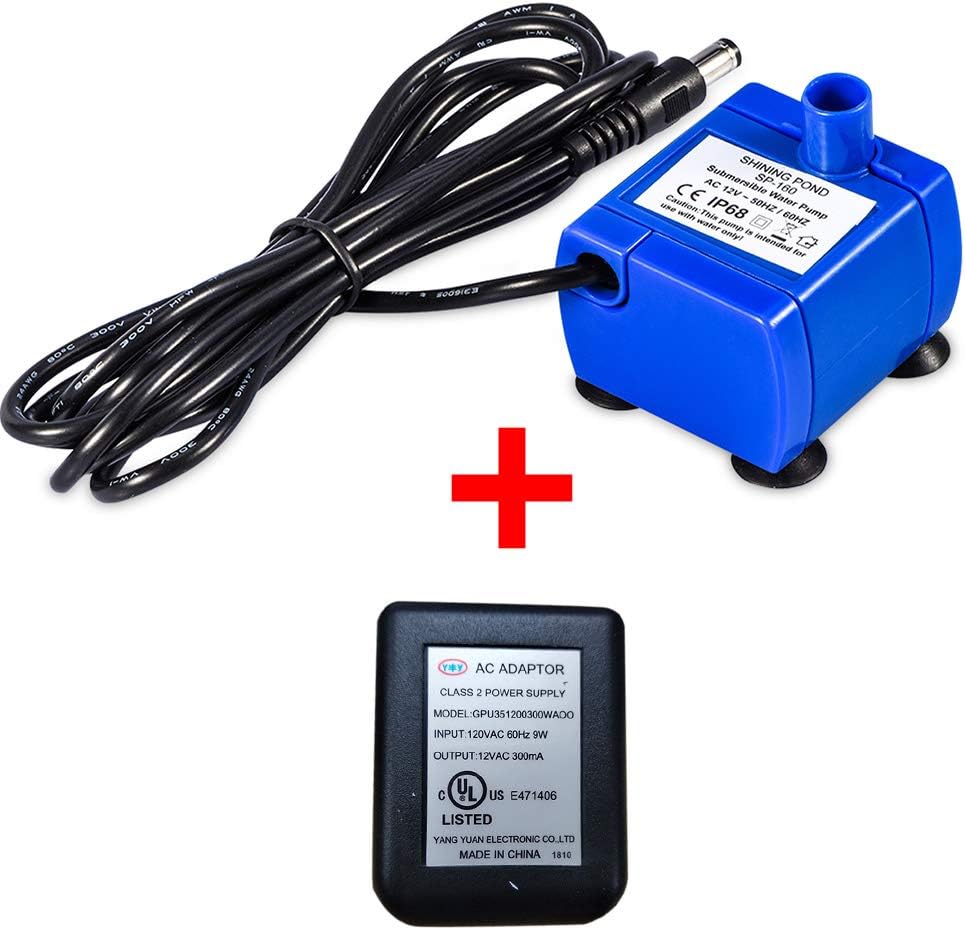 Pet Water Pump, Cat Water Fountains Pump Compatible Motor, for Pet