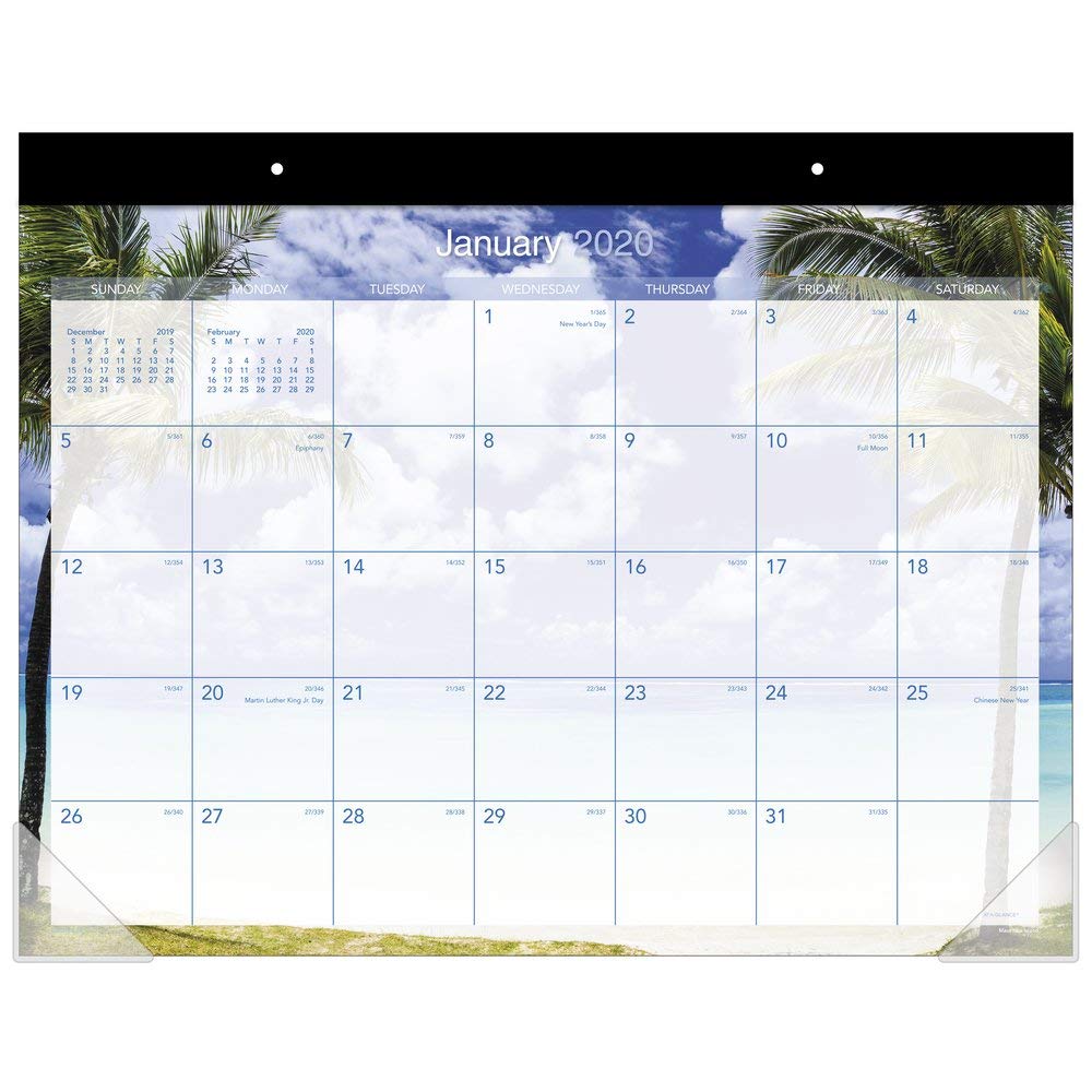 Best Beach Desk Calendar 2019