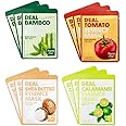 FARMSTAY] Real Essence Mask(12-Combo) - Calamansi, Sheabutter, Tomato, Bamboo | Korean Skin Care Mask Sheet