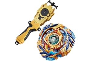 AWSGCD Bey Battle Evolution Blade Turbo Random String Launcher Grip God Bay B-79 Booster Drain Fafnir.8.Nt Spinning Top Games & Accessories Bey Burst Gaming Tops Battling Gyro Starter Set Gift for Boys Teens