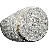 18k gold-plated color separation men's ring full diamond micro inlaid zircon ring (9)