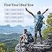Sable Knee Brace Support Compression Sleeves, 1 Pair FDA Registered Wraps Pads for Arthritis, ACL, Running, Pain Relief, Injury Recovery, Basketball and More Sports