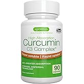 Igennus Advanced Curcumin C3 Complex, 300% Greater Absorption & Rapid Uptake, 95% Standardised Extract, 90 Servings, Clean Label, Vegan Supplement, 1-a-Day, 90 Capsules