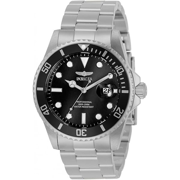 Amazon.com: Invicta Pro Diver Quartz Black Dial Two-Tone Men's