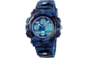 Dayllon Kids Digital Watch Outdoor Sports 50M Waterproof Electronic Watches Alarm Clock 12/24 H Stopwatch Calendar Boy Girl Wristwatch