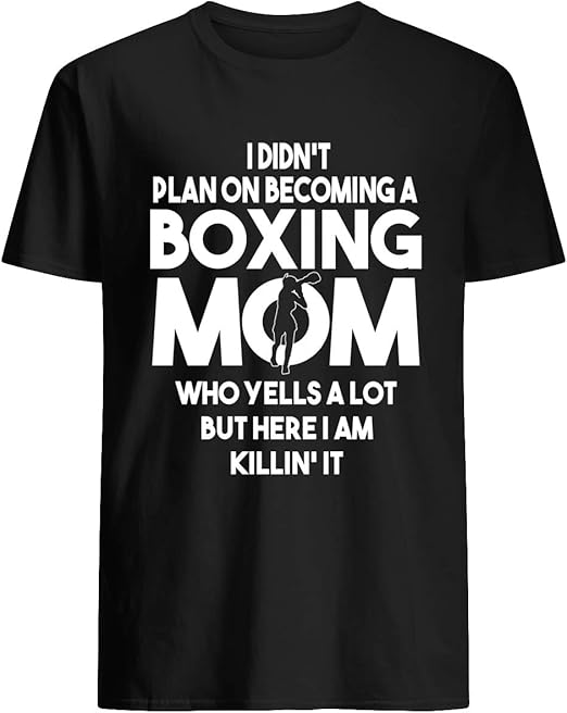 Boxing Mom TShirt Amazon.co.uk Clothing