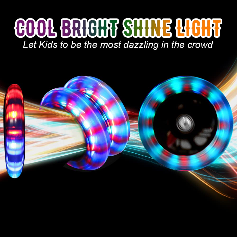 4 Pack Light Up Inline Skate Wheels 64mm 72mm 76mm 80mm Inline Wheels with ABEC-9 Bearing for inline Skate Wheels - Kick Scooter 80mm Rear Wheels Replacement