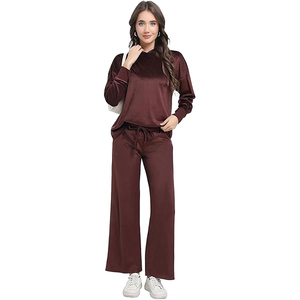 トップス BREATH LOGO VELOUR SET UP White Mark Women's Plus Size 2 Piece Rhinestone Velour