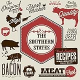 Bargain eBook - The Southern States  Real Southern Recipe