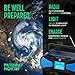 Pathway North NOAA Weather Radio - Hand Crank Solar Radio - LCD Screen - AM/FM/WB Radio Stations - Emergency LED Flashlight, SOS Signal, 4000 mAh Cell Phone Charger