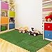 Sorbus® Grass Mat Interlocking Floor Tiles – Soft Artificial Grass Carpet – Multipurpose Foam Tile Flooring – Great for Patio, Playroom, Gym, Tradeshow, 24 Sq ft (24 Tiles)