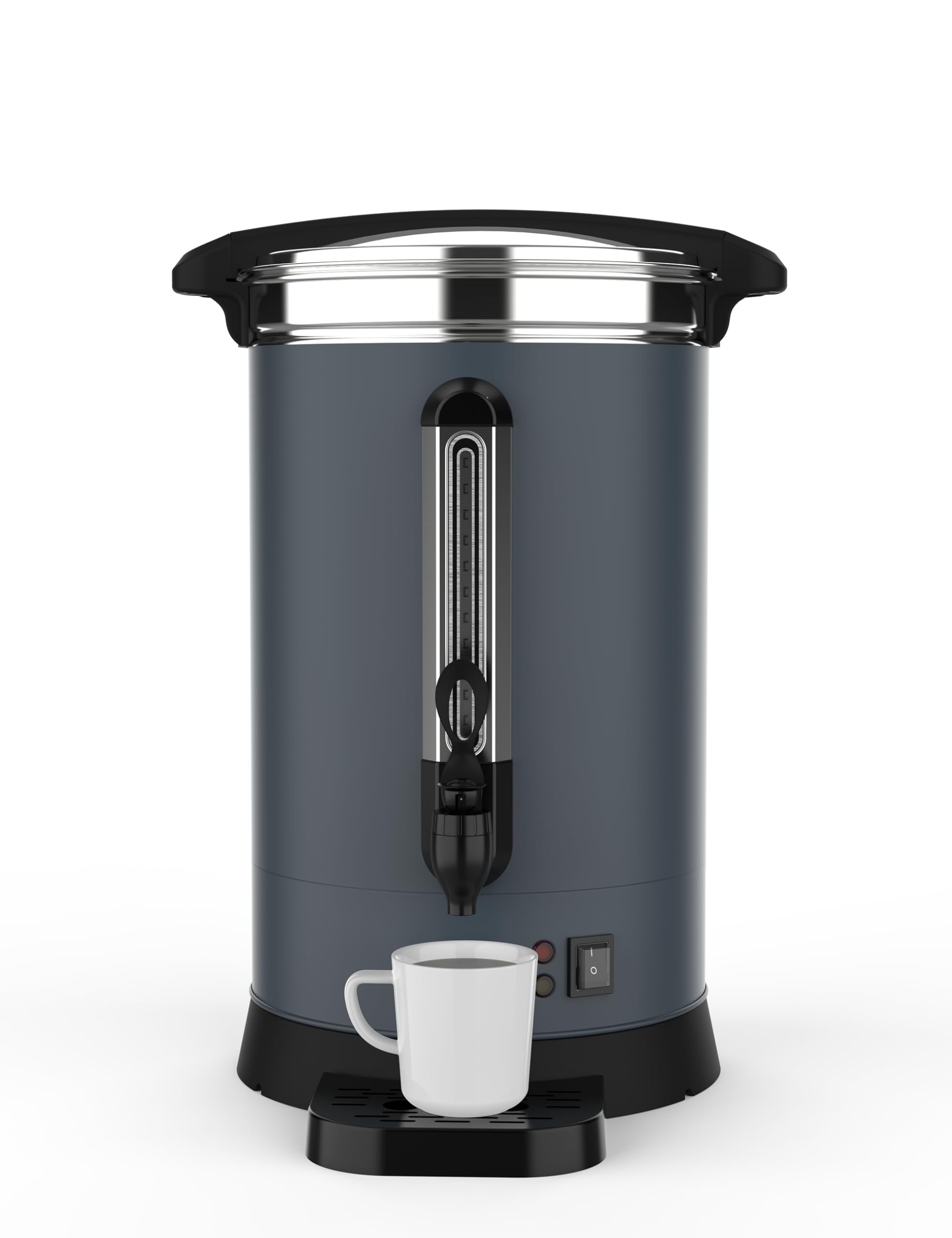 View 1 of ** HAS WATER STAIN BUILD UP*** GarveeHome 100 Cups Coffee Urn,14 L/3.8 gal Double Wall Commerical Coffee Maker for Buffet Catering Wedding Gathering,Large Capacity Hot Coffee Dispenser,Stainless Steel Hot Water Urn