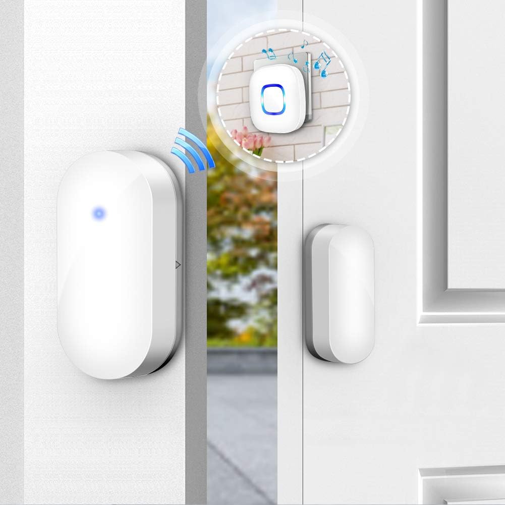 Wireless Door Sensor Alarm Chime, BITIWEND Home Security Window Entry