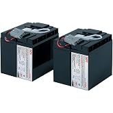 APC Genuine UPS Replacement Battery RBC55 for SMT2200C, SMT3000C, SUA2200 | Genuine APC replacement battery for Smart-UPS tower models STM2200C, SMT3000C, SUA2200. Restores runtime. 2-year warranty.