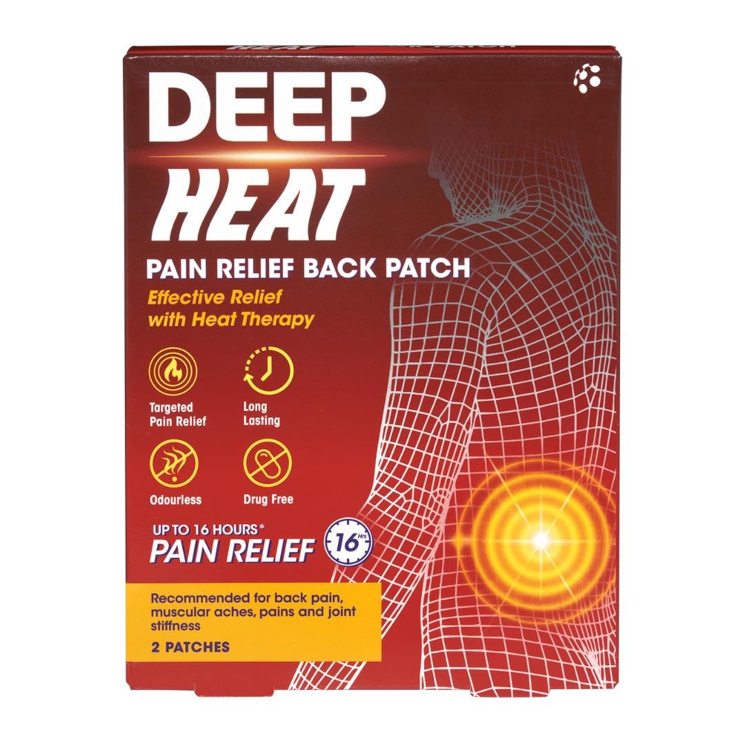Deep Heat, Well Large Patch for Back Pain Pads, 2 count