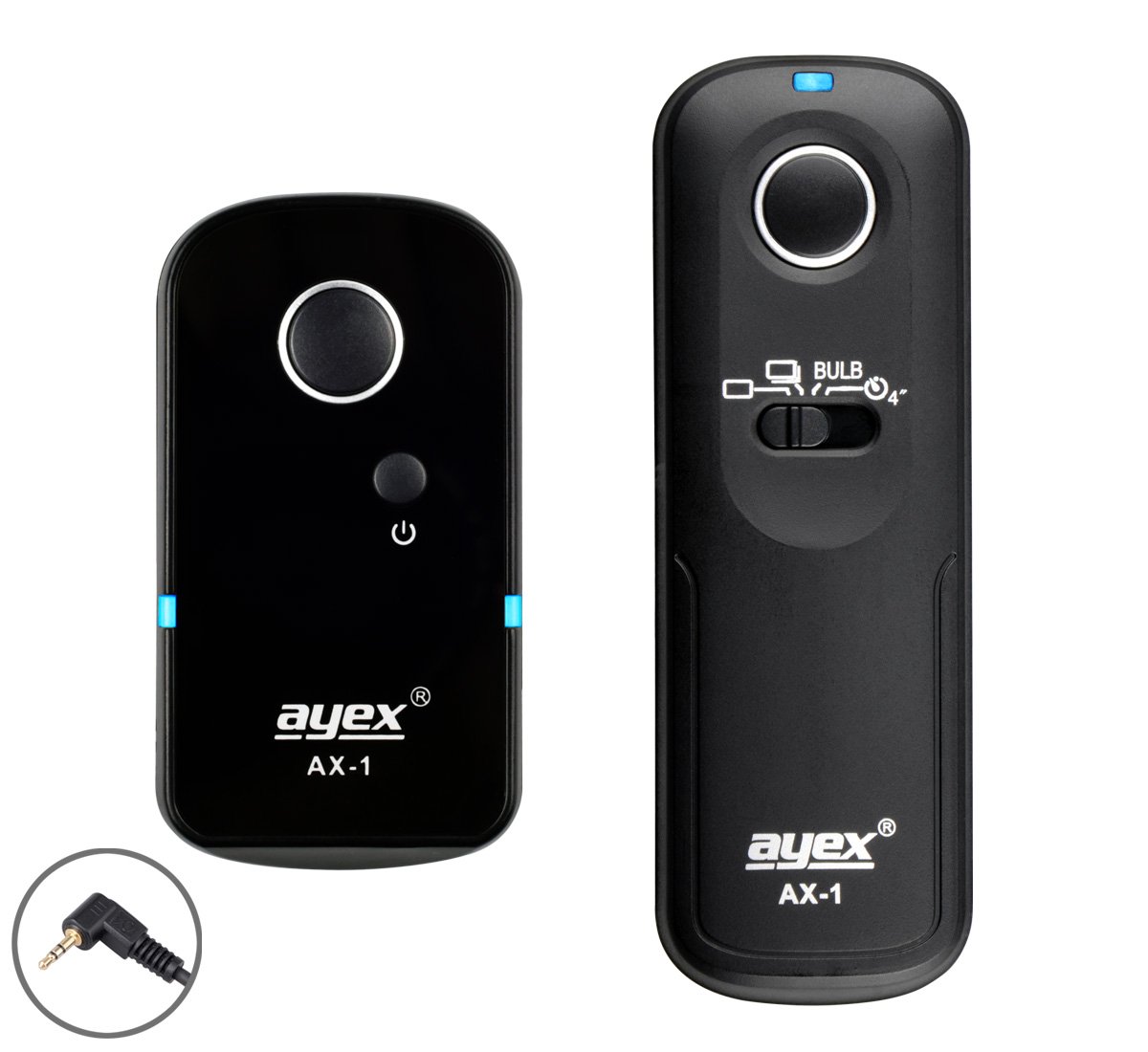 ayex Remote Shutter Release Control AX-1, Compatible with e.g. Pentax: 645D K30 K50 IST-DL K100D Compatible Olympus OM-D E-M1 Mark I With Many Features such as Continuous Shooting and Bulb Mode