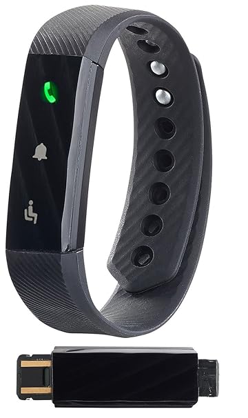 Newgen Medicals Schrittzähler Armband: Fitness-Armband mit Schlaferkennung, Nachrichten, Bluetooth 4.0, IP67 (Schrittzaehler)