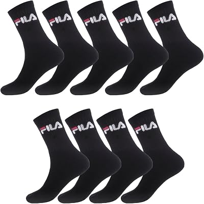 Calcetines Hombre Deporte, algodón, antideslizante (Lote de 9)