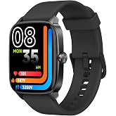 Smart Watch for Men Women, 1.83" HD Touch Screen Smartwatch with Bluetooth 5.4 Call/Text, 100+ Sports Modes Fitness Tracker, IP68 Waterproof Sleep Tracker, iOS Android Compatible, Obsidian Black