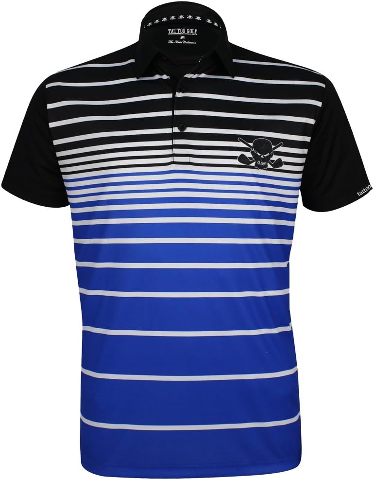 TattooGolf Fade II Performance Men's Golf Shirt by Tattoo Golf