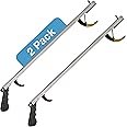 Sammons Preston Reacher, Standard, 26", Grabber Reacher Tool, Lightweight Trash Picker Grabber & Garden Nabber, Aluminum Pick Up Tool & Reaching Claw, Portable Reaching Assist & Dressing Tool, 2 Pack