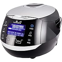 Yum Asia Sakura Rice Cooker with Ceramic Bowl and Advanced Fuzzy Logic (8 Cup, 1.5 Litre) 6 Rice Cook Functions, 6…