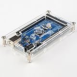 SunFounder Mega 2560 Case Enclosure New Transparent Gloss Acrylic Computer Box Compatible with Arduino Mega 2560