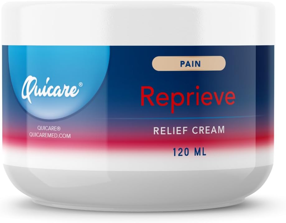 Reprieve Pain Relief Balm for Muscles, Arthritis, Tennis Elbow, Carpel Tunnel,Plantar Fasciitis by Quicare: Health & Personal Care