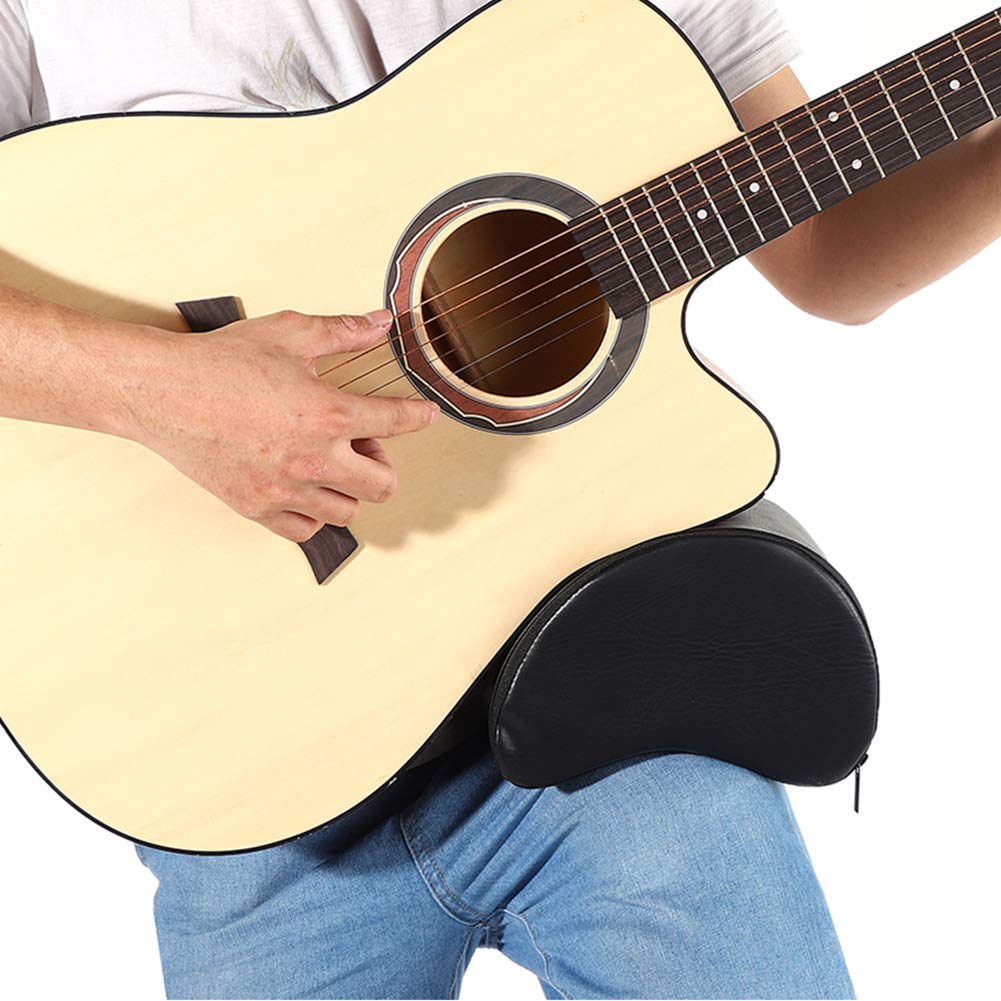Keenso Guitar Cushion,Durable Guitar Soft Leg Pad for Classical Acoustic Electric Guitar Players classical guitar support