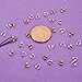 PH PandaHall Wire Guardian, 180 Pcs Brass Wire Guards Wire Cable Protector U Shape Wire Guard Loops Thread Loop Wire Protectors for Earring Bracelet Necklace Pendant DIY Jewelry Making, Golden/Silver