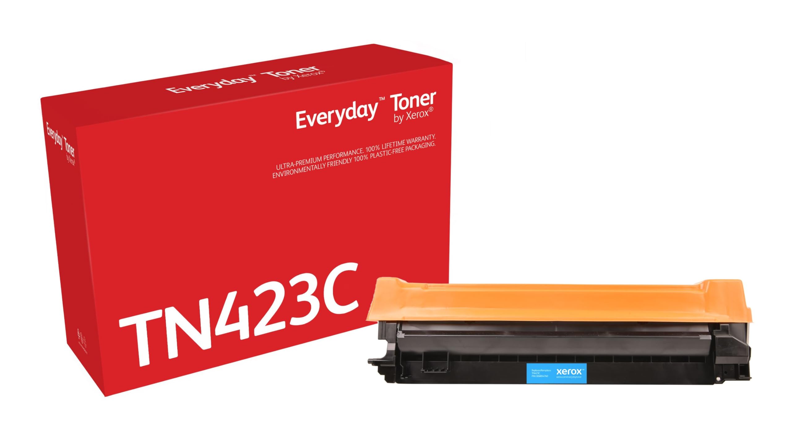 Everyday by Xerox Compatible Brother TN-423C Cyan Toner, High Capacity