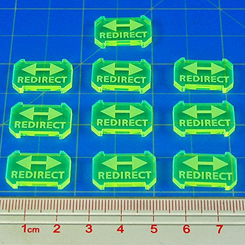 SW: Armada, Redirect Defense Tokens, Fluorescent Green (10)
