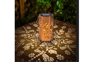 EANDISOM Dragonfly Solar Lanterns Outdoor Waterproof - Birthday Gifts for Women, Men, Mom, Mothers Day Gifts, Solar Lights Outdoor Hanging Garden Decor for Outside, Patio, Outdoor, Yard, Lawn, Balcony