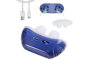 Bodybay Anti Snoring Devices, Effective Snoring Prevention, Snoring Solution, Electric Breathable Snore Stopper, Suitable for Men and Women with All Nose Shapes