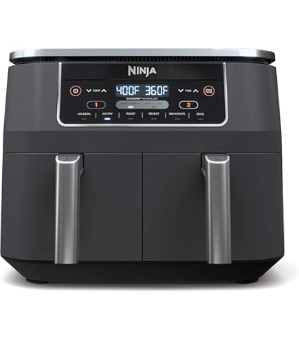 Amazon.com: Ninja DZ401 Foodi 10 Quart 6-in-1 DualZone XL 2-Basket