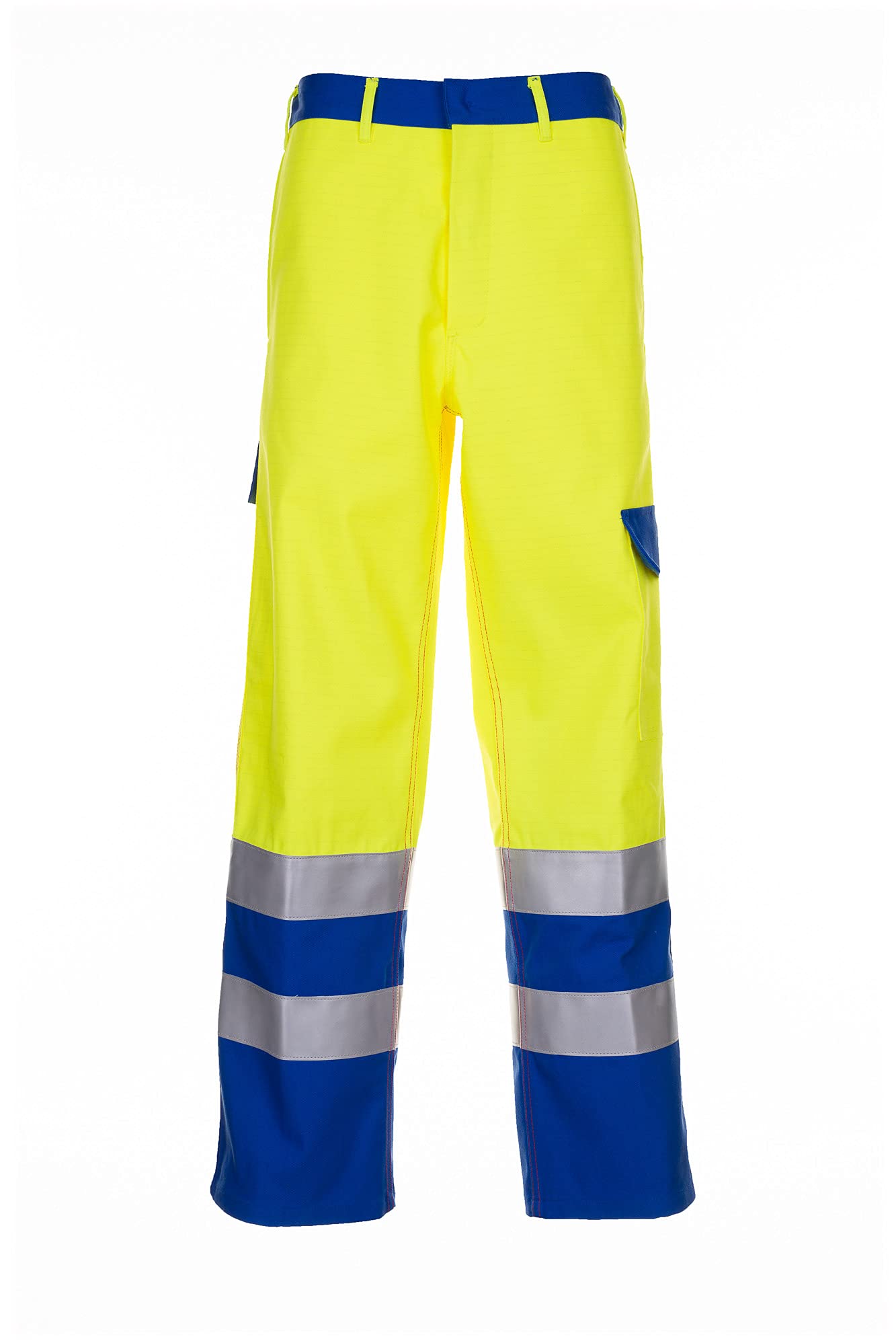 Planam 5222098 Size 98 "Major Protect" Trousers - Yellow/Royal Blue