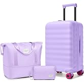 TRIPLAYER Carry On Luggage Set 3 Piece, Carry-on Suitcase With Wheels | 22x14x9 Airline Approved, PC Hardside Material, TSA L