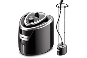 Professional Steamer for Clothes, Anthter 1500W Powerful Full Size Garment Steamers, 35s Fast Heat-up, 90 Mins of Continuous Steam Wrinkle Remover with 2.5L Water Tank, Perfect for Household