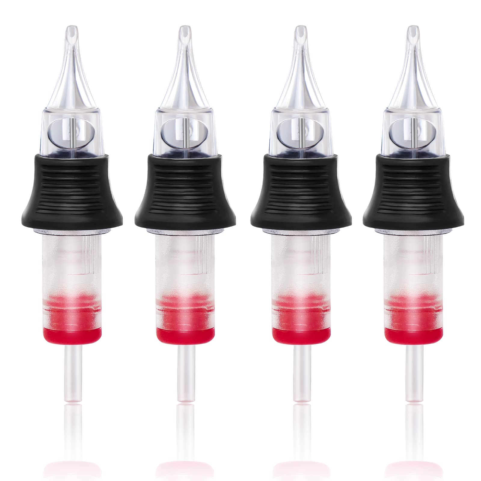 Rayyl 20pcs 1009RL, with Round Liner 0.30mm, for Manchine Pens and Supplies, for Beginners & Artists