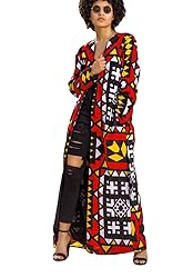 OLUOLIN Women's Casual African Geometric Patterns