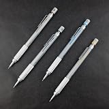Pentel Graphgear 500 0.5mm Mechanical Pencil HB Lead 4mm Sleeve Silver PG515-A view 2