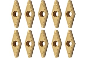 Carbide Turning Insert for Finishing and for -Finishing, VBMT160408-HQ Indexable Milling Insert 10pcs, High Grip Cutting Tool