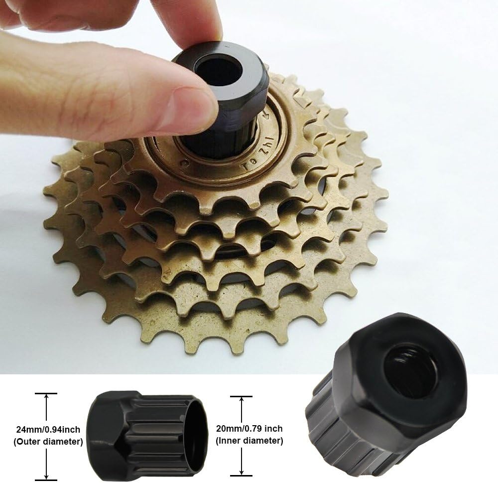 Como Cambiar Los Piñones De Una Bicicleta para cambiar la cadena de una bicicleta dos herramientas. Zilong Llave de  cadena para Bicicleta con extractor de casete para instalar o desmontar los  piñones del cassette de bicicleta Ciclismo Deportes y
