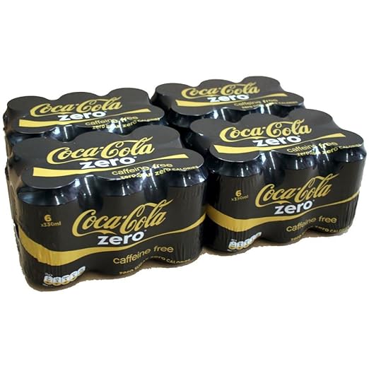 Coca Cola Zero Caffeine Free 4 Pack á 6 x 0,33l Dose eingeschweißt ...