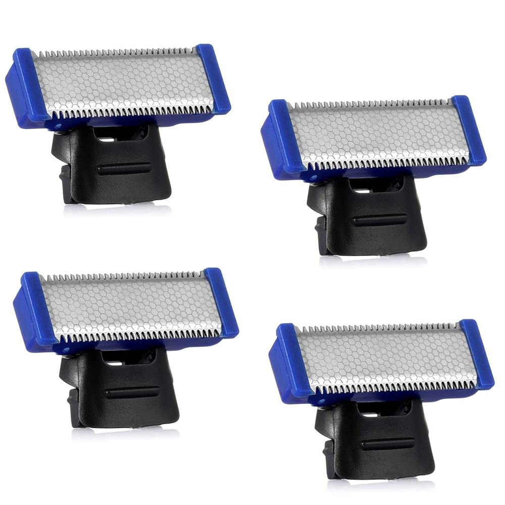 4PCS Replacement Head for Electric Shaver Cleaning Trimmer Head Solo Trimmer Micro Touches Replacement Cutter Head with Electric Shaver Brush